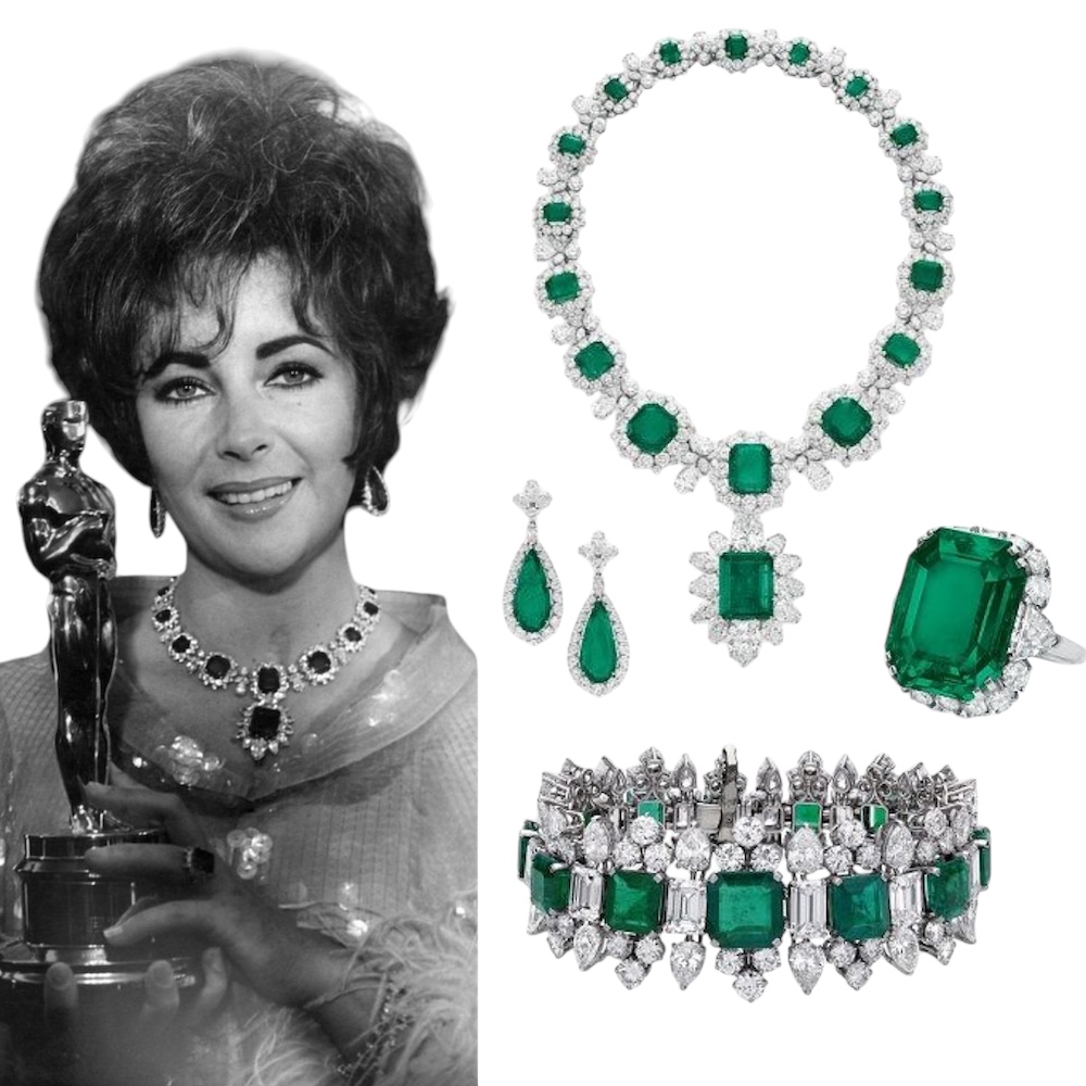 Bvlgari smaragdy Elizabeth Taylor
